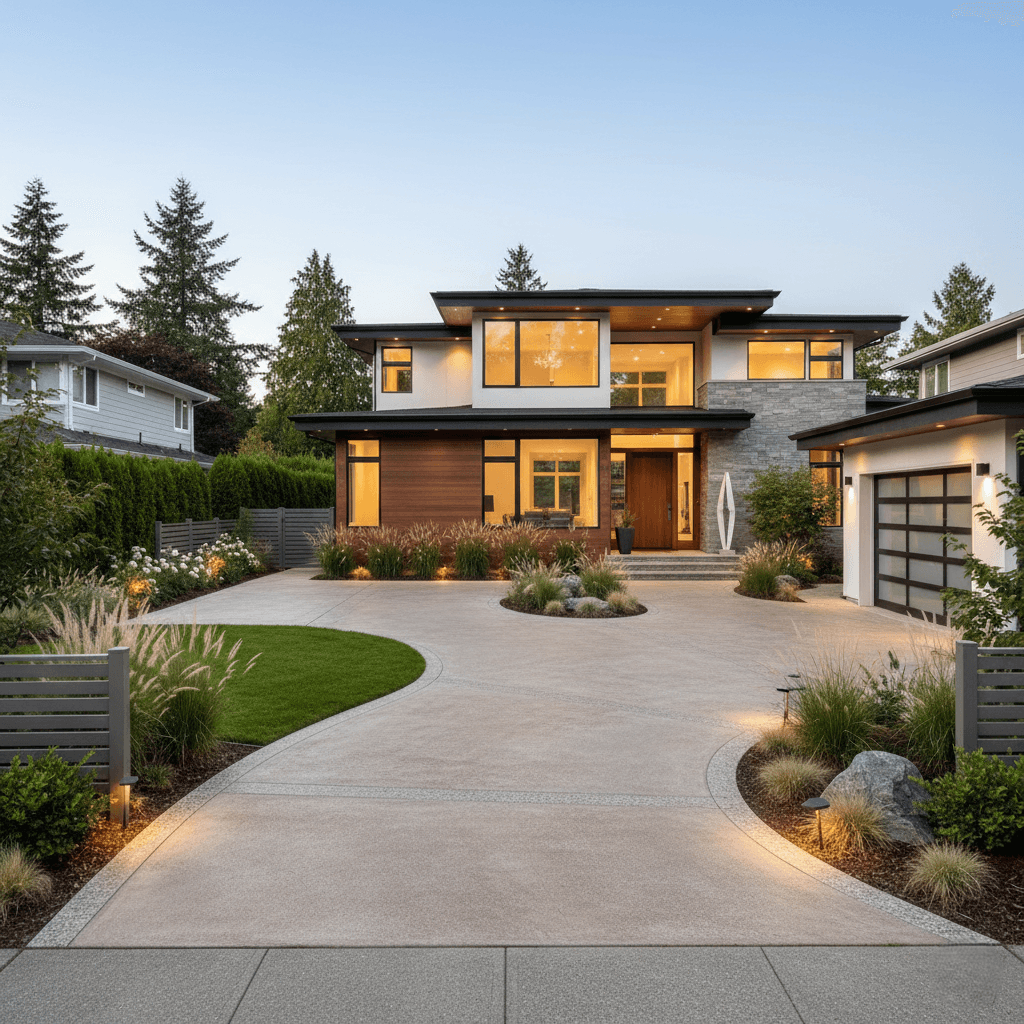 concrete driveways redmond wa