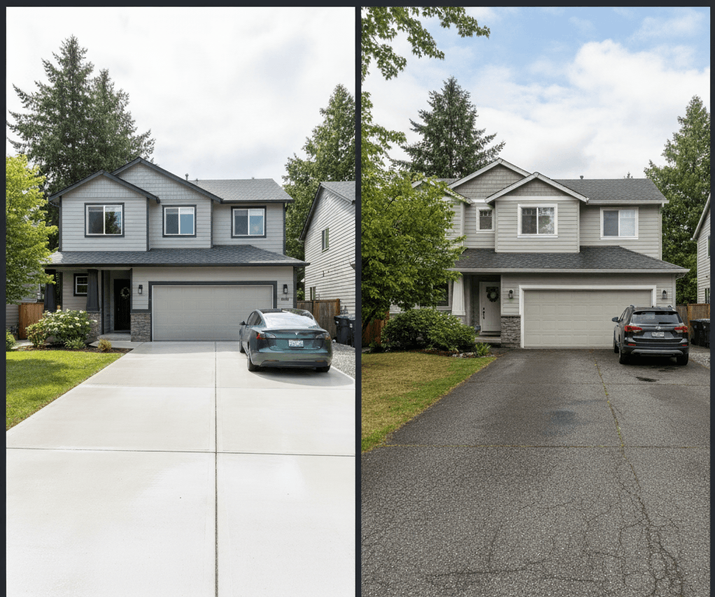 concrete driveways redmond wa