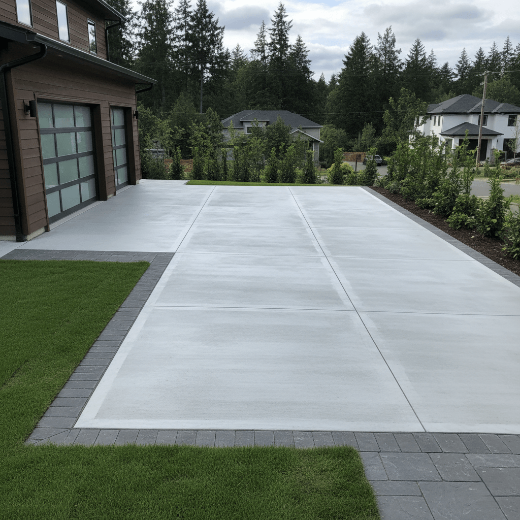 concrete driveways redmond wa