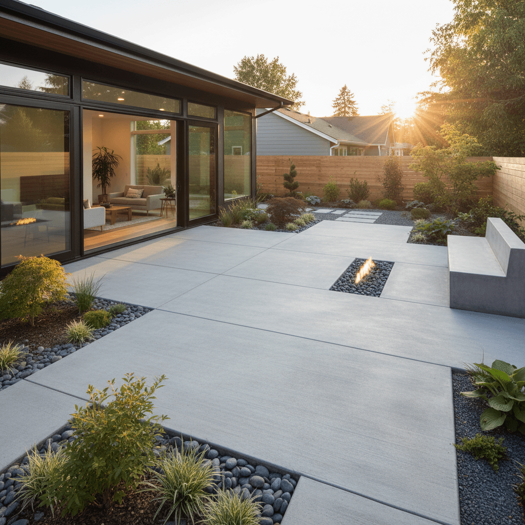 concrete patios redmond wa