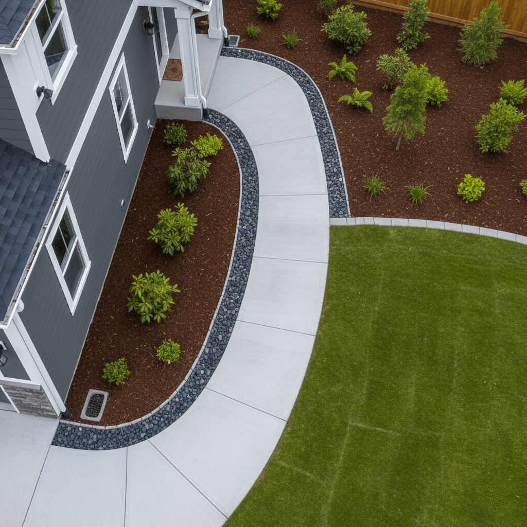 concrete walkways redmond wa