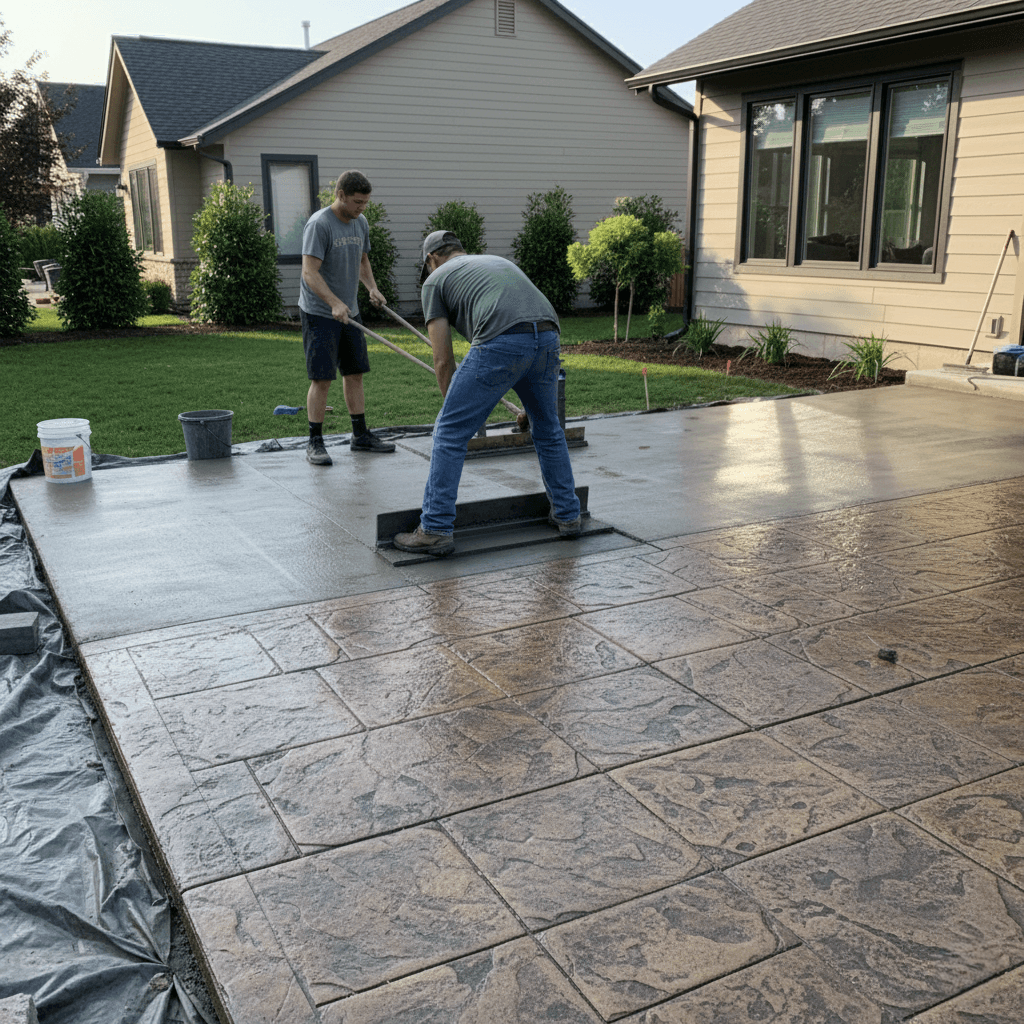 stamped concrete redmond wa