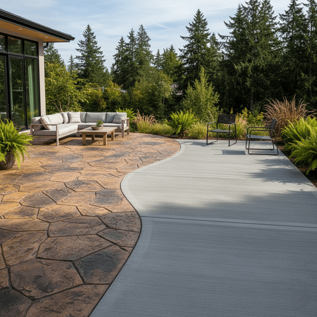 stamped concrete redmond wa