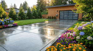 concrete driveway redmond wa