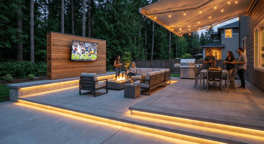 concrete patio redmond wa